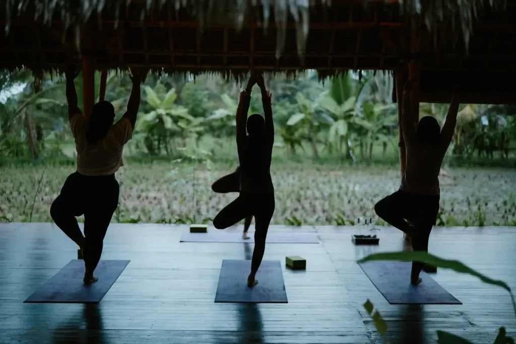 Sunset Yoga Di Nandini Ubud, Bali